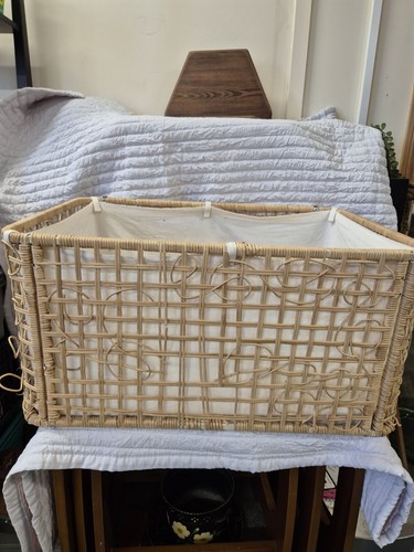 Ornate wicker rattan storage - wicker,