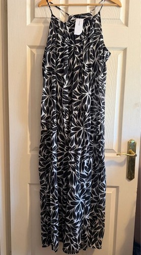 George bnwt black white leaf - bnwt,