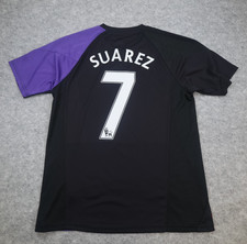 Liverpool Shirt Large Black Training Kit 2013 2014 Adidas Soccer Jersey Suarez