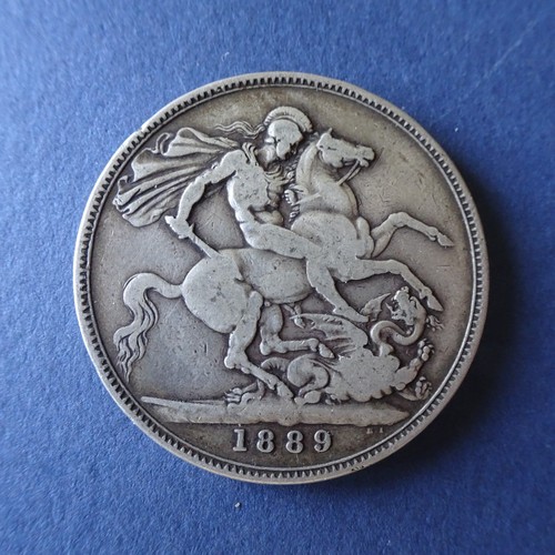 1889 victoria silver crown - 1889,