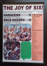 Saracens 35 Sale Sharks 25 -