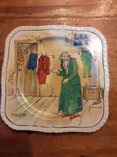 FAGIN Gloria Shape DICKENS CHARACTERS Plate 19cm Square STANMORE Alfred Meakin