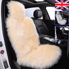 Car Front Seat Covers For Honda Civic CR-V HR-V Luxury Long Wool Winter Cushion