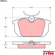 BRAKE PAD SET DISC BRAKE