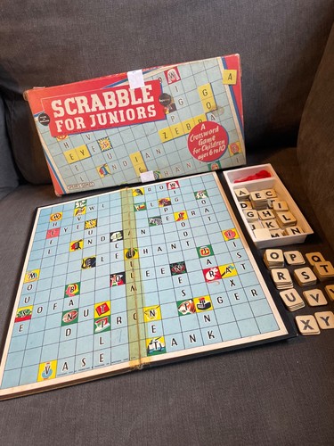 Vintage 1950s scrabble junior - vintage,