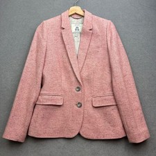 JOULES Tweed Jacket UK 10 Pink