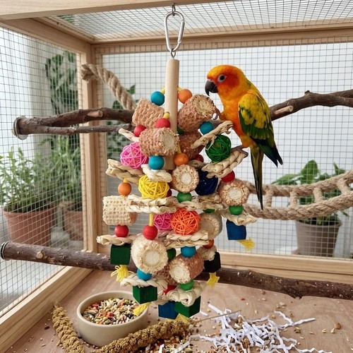 Bird cage biting toy for - bird,
