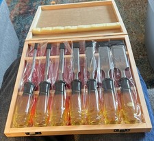 Chisels Woodworking W/Wood Box