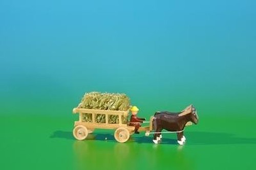 Miniatures handcart cart with - miniatures,