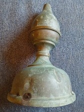 Antique - Oxidized Brass Roof/Furniture Finial - Approx 9" Tall