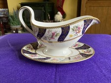 Spode Sauce Gravy Boat & Stand