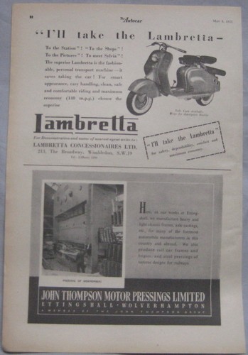 1953 original advert for - 1953,