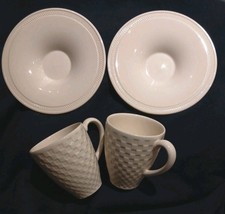 TWO Wedgwood Coffee Cups & Saucers