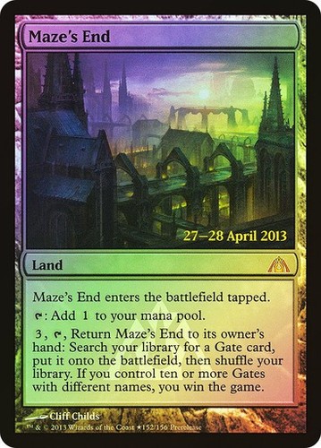 Mtg maze end foil - end,