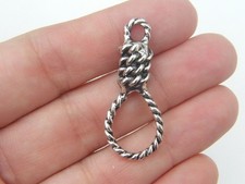 BULK 20 Noose pendants antique