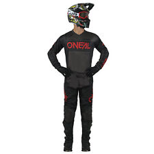 NEW ONEAL 2025 ELEMENT RACEWEAR RACE KIT SUIT BLACK GREY RED MX MOTOCROSS CHEAP