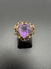 VTG 9ct 375 yellow gold Heart