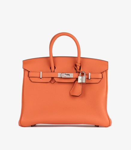 Hermès orange togo leather - hermès,