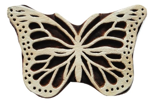 Butterfly wooden stamp - butterfly, x