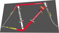 Bottecchia team adr decal - decal, set