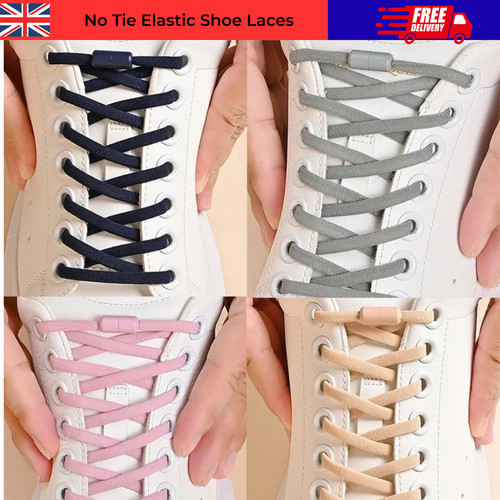 Tie elastic shoe laces - no,