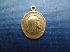 Vintage Foreign Gold? Jesus Christ Lords Prayer Pendant/Medal