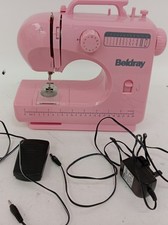 Beldray 12 Stitch Sewing Machine BEL0093AR Pink Electrical Appliance 29cm