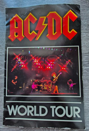 World tour programme - tour,