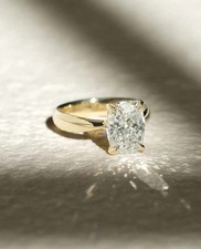 3 Ct Cushion Cut IGI Certified