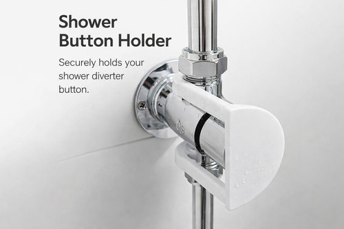 Shower push button holder - shower,
