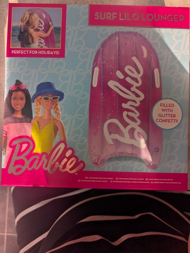 Barbie inflatable surf lilo - barbie,