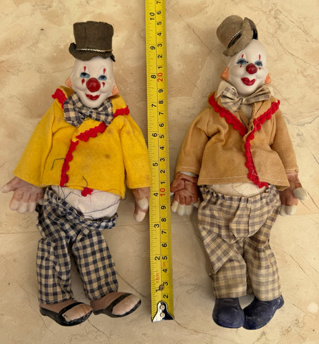 Lot clown boy dolls - 2,