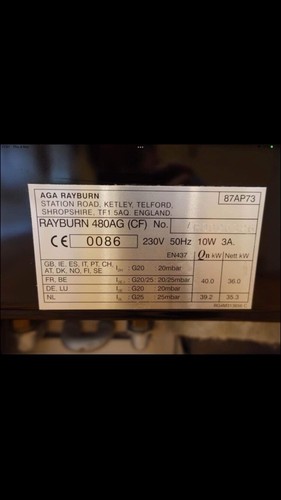 Rayburn gas aga - aga, and