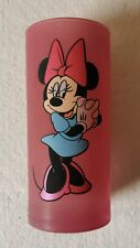 Disney Store Exclusive Minnie Mouse Pink Glass Tumbler