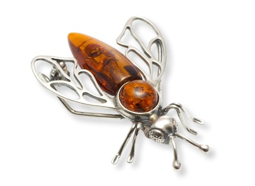 Natural baltic amber sterling - natural,