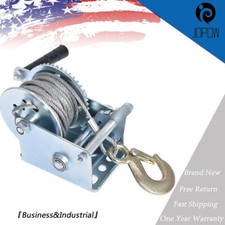 Hand Winch 600 lbs Steel Cable