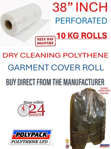 Polythene garment covers roll - covers,