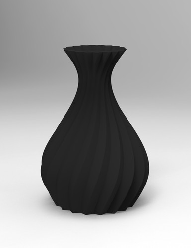 Custom printed spiral vase - printed,