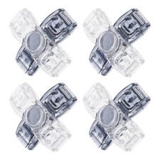  8pcs Goggles Strap Connector: Heavy-Duty Locking Clasps Buttons - Universal