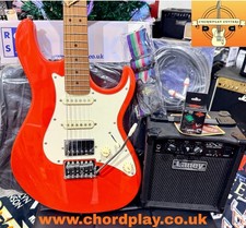 🎁 ELECTRIC GUITAR STARTER PACK 🎁 Cort G200SE HSS Red~ Laney Amp, Bag, Tuner!