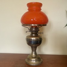 Vintage BRASS OIL LAMP Duplex