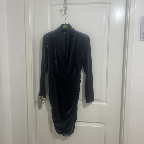Zara grey velvet party - , dress