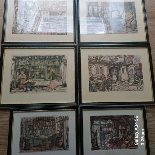 Anton pieck vintage - prints, set