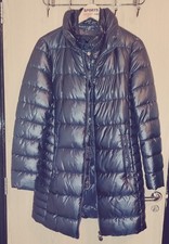 Centigrade metallic blue puffer coat size 10