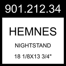 IKEA HEMNES Nightstand