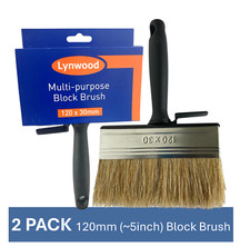 2 x Shed Fence Brush 120mm