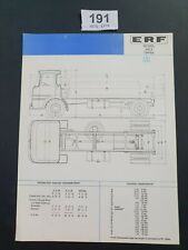 ERF MODEL 54G4 TIPPER SPEC