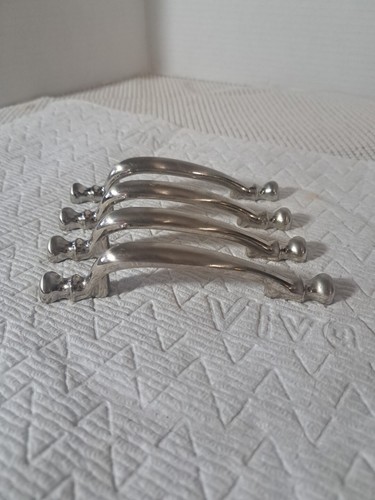 Vtg amerock polished - polished, silver