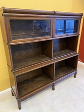 Original GLOBE WERNICKE London Mahogany ‘Double Stack’ (Not Pair) Bookcase