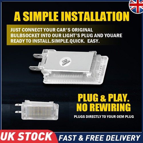 2pcs white led trunk - trunk, light